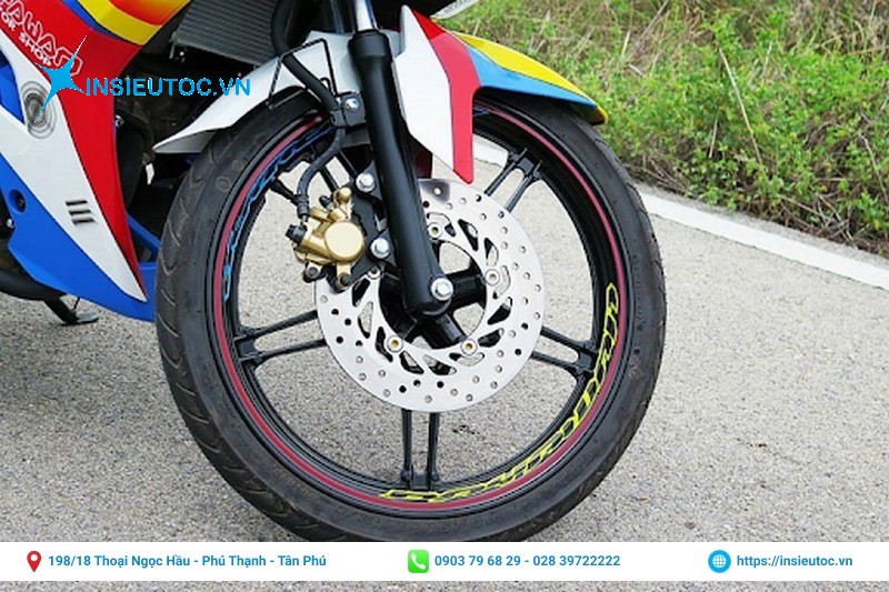 mẫu in tem nhãn decal dán vành xe máy