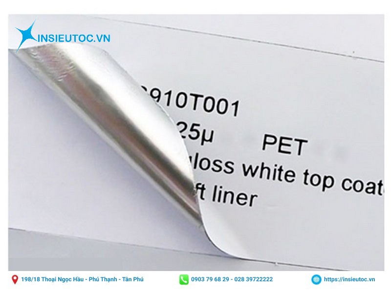 nhãn decal bạc làm tem nhãn nước rửa chén