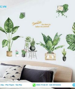 decal dán trong phòng ngủ