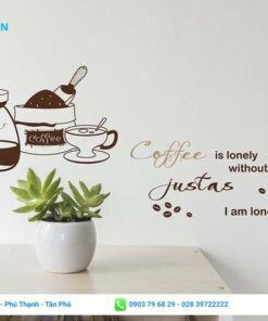 in decal dán quán cafe đẹp