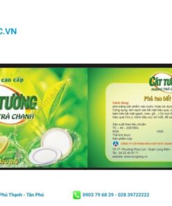 lớp keo nhãn tem rửa chén chắc chắn