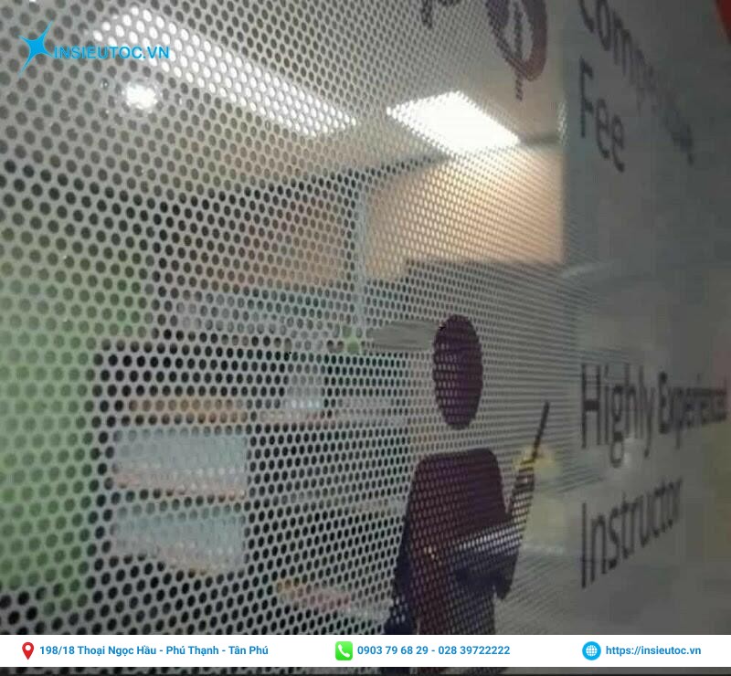 decal lưới có độ bền cao