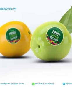 mẫu tem trái cây