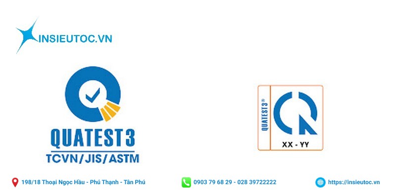 mẫu tem hợp quy cấp bởi Quatest 3