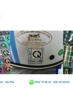 nhãn tem hợp quy dán nón bảo hiểm