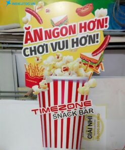 mẫu decal bồi formex thức ăn nhanh