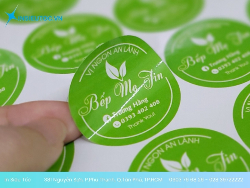 in decal dán sản phẩm in decal dán sản phẩm
