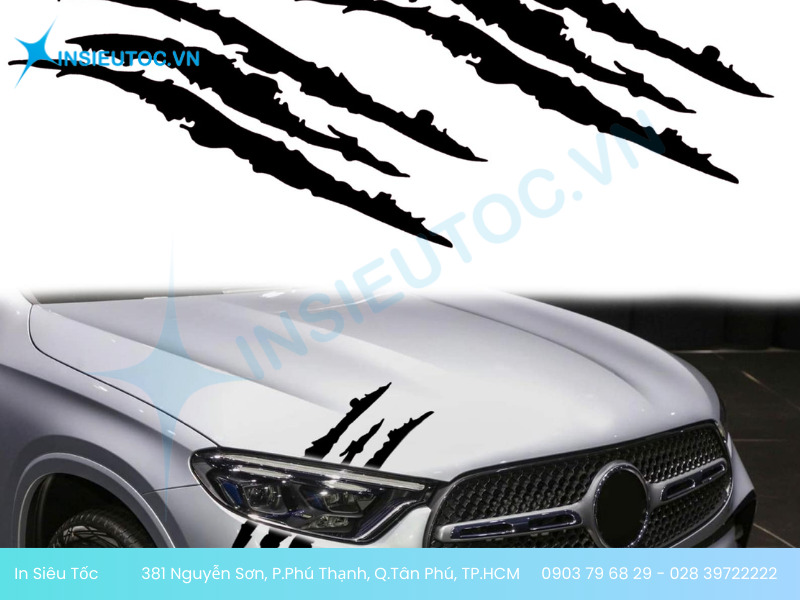 in decal dán xe theo yêu cầu in decal dán xe theo yêu cầu