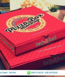 in hộp đựng pizza số lượng ít