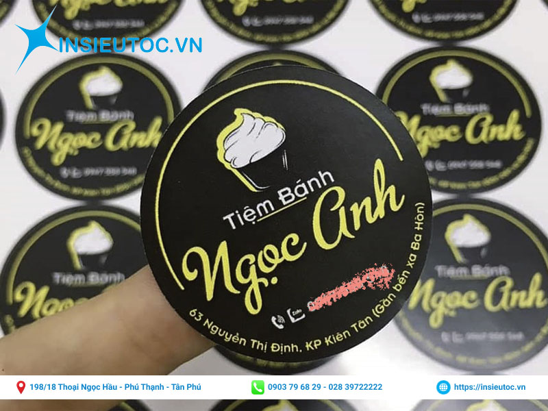 in logo decal công ty bánh