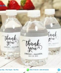 In tem nhãn dán chai nước