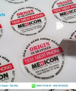 tem nhựa bế tròn