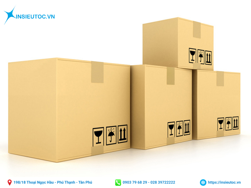 Mẫu hộp giấy carton có thiết kế đơn giản