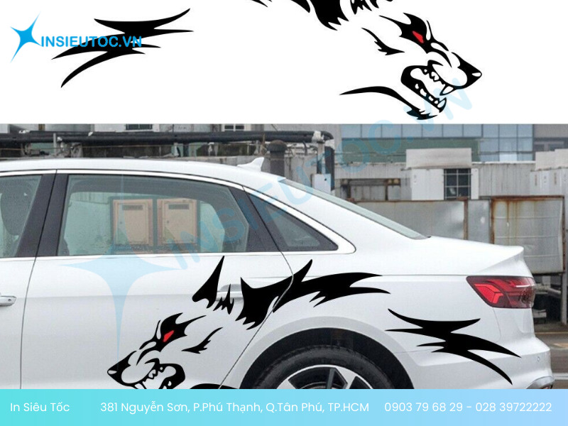 mẫu in decal dán xe ô tô mẫu in decal dán xe ô tô