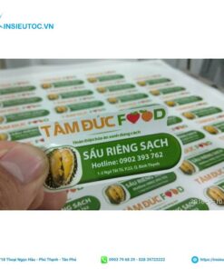 in tem trái cây in thương hiệu giá rẻ