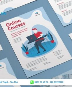 mẫu tờ rơi khóa học online