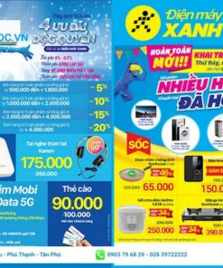 tờ rơi khai trương điện máy