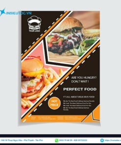 in tờ rơi quảng cáo cho nhà hàng bắt mắt