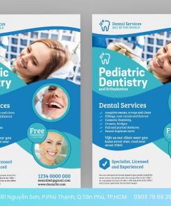 mẫu tờ rơi nha khoa độc đáo
