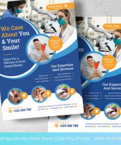 mẫu tờ rơi nha khoa độc đáo