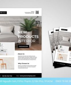 mẫu tờ rơi nội thất độc đáo