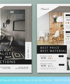 mẫu tờ rơi nội thất sang trọng