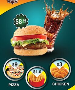 tờ rơi nhà hàng cỡ a3