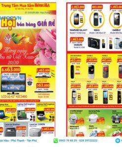 mẫu in tờ rơi quảng cáo cho điện máy
