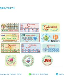 in tem nhãn chống hàng giả có rất nhiều kích thước