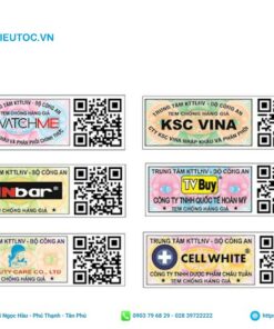 tem chống hàng nhái / hàng giả rất quan trọng với doanh nghiệp