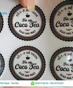 in nhãn dán ly kháng nước cao