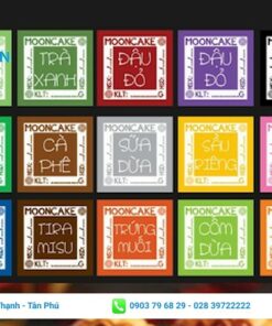 tem dán vỏ bánh trung thu hình vuông