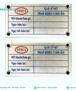 tem nhôm bền và không dễ bị trầy xước