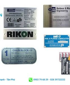 nhãn nhôm có nhiều hình dạng