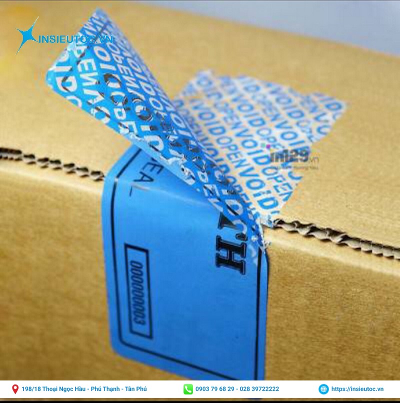 in tem niêm phong dán bưu phẩm