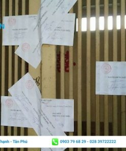 tem dán niêm phong cửa