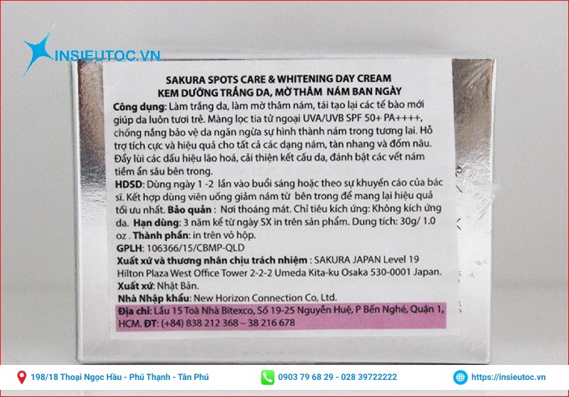 tem phụ in nội dung được dịch lại từ nhãn gốc