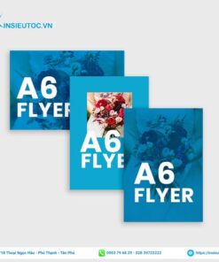 Khổ in tờ rơi có thể in được nhiều chất liệu