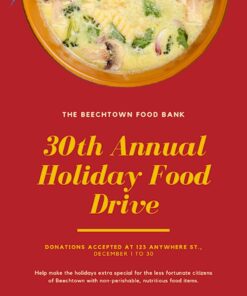 in tờ rơi quảng cáo cho quán ăn giá rẻ