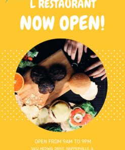 Tờ rơi là một vật phẩm marketing hiệu quả cho nhà hàng