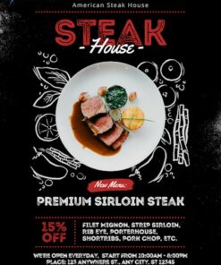 mẫu in tờ rơi nhà hàng đẹp