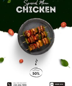 tờ rơi bố cục thiết kế đẹp