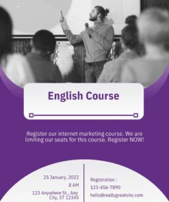 mẫu ảnh tờ tơi trung tâm ngoại ngữ