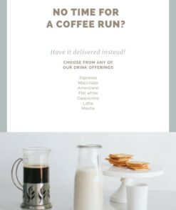 tờ rơi menu cà phê