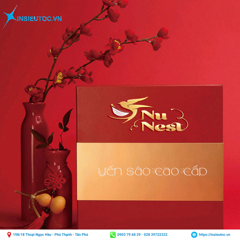 Mẫu túi đựng yến sào cao cấp từ thương hiệu Nu Nest