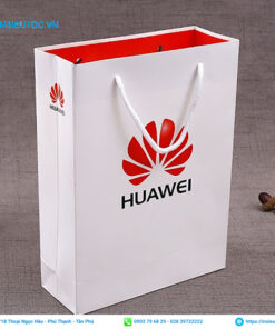 Mẫu túi giấy của thương hiệu Huawei