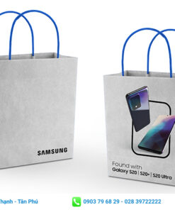 Mẫu túi giấy shop điện thoại từ xưởng In Siêu Tốc