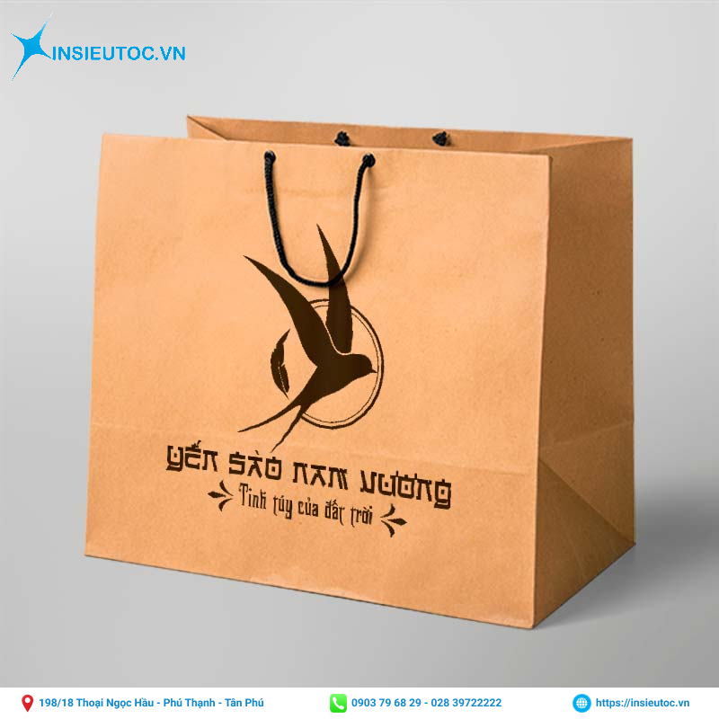 Mẫu túi làm bằng giấy Kraft thân thiện với môi trường
