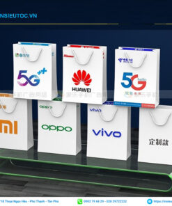 Nhiều mẫu túi giấy cho các thương hiệu điện thoại khác nhau