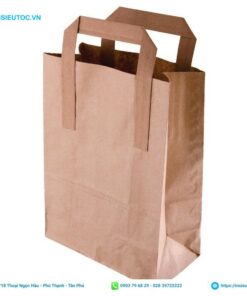 túi giấy thường, đơn giản
